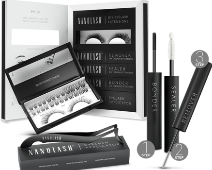 nanolash diy wimpern extensions