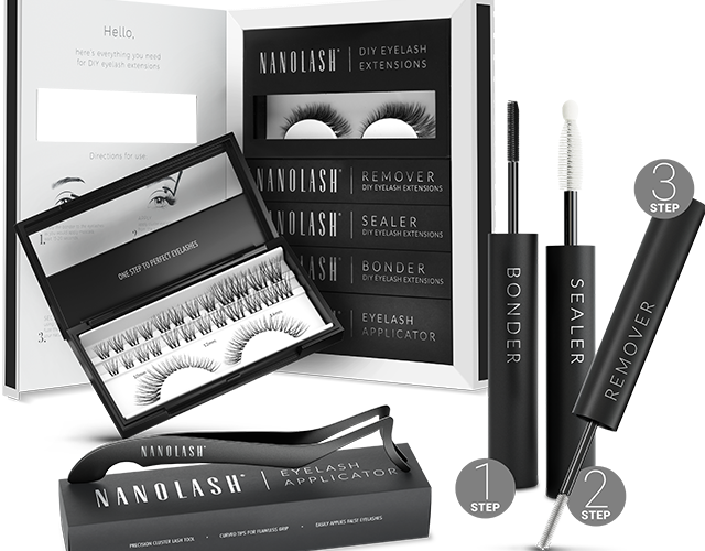 nanolash diy wimpern extensions